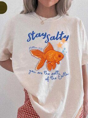Stay Salty Shirt, Funny Summer Beach Shirt, Girls Trip Tee